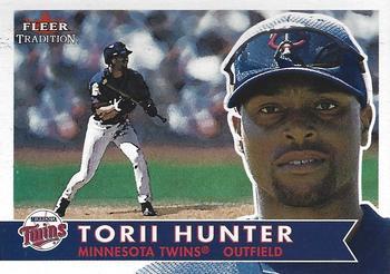 #282 Torii Hunter - Minnesota Twins - 2001 Fleer Tradition Baseball