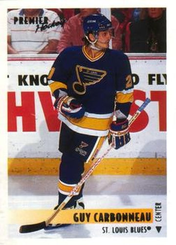 #282 Guy Carbonneau - St. Louis Blues - 1994-95 O-Pee-Chee Premier Hockey