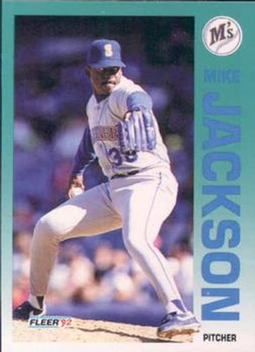 #282 Mike Jackson - Seattle Mariners - 1992 Fleer Baseball