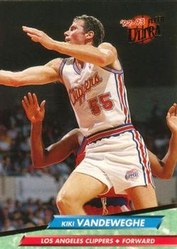 #282 Kiki Vandeweghe - Los Angeles Clippers - 1992-93 Ultra Basketball