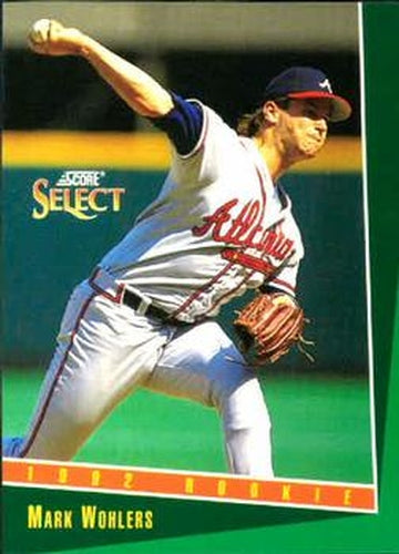 #282 Mark Wohlers - Atlanta Braves - 1993 Select Baseball