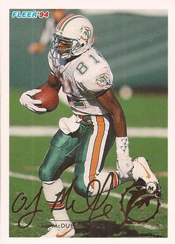 #282 O.J. McDuffie - Miami Dolphins - 1994 Fleer Football