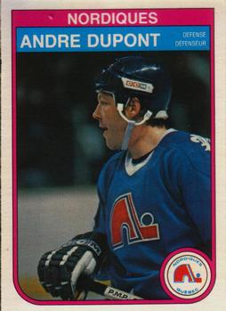 #282 Andre Dupont - Quebec Nordiques - 1982-83 O-Pee-Chee Hockey