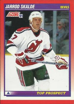 #282 Jarrod Skalde - New Jersey Devils - 1991-92 Score Canadian Bilingual Hockey