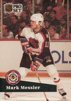 #282 Mark Messier - 1991-92 Pro Set Hockey
