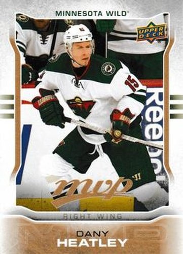 #282 Dany Heatley - Minnesota Wild - 2014-15 Upper Deck MVP Hockey