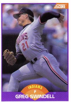 #282 Greg Swindell - Cleveland Indians - 1989 Score Baseball