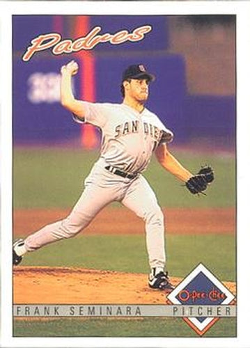 #282 Frank Seminara - San Diego Padres - 1993 O-Pee-Chee Baseball