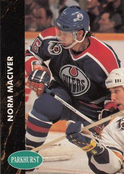 #282 Norm Maciver - Edmonton Oilers - 1991-92 Parkhurst Hockey