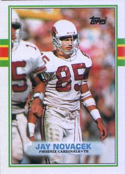 #282 Jay Novacek - Phoenix Cardinals - 1989 Topps Football