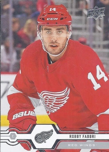 #282 Robby Fabbri - Detroit Red Wings - 2019-20 Upper Deck Hockey