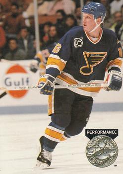 #282 Brett Hull - St. Louis Blues - 1991-92 Pro Set Platinum Hockey