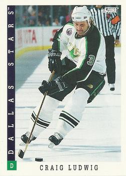#282 Craig Ludwig - Dallas Stars - 1993-94 Score Canadian Hockey