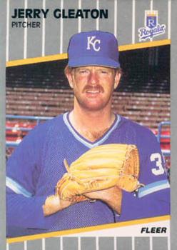 #282 Jerry Gleaton - Kansas City Royals - 1989 Fleer Baseball