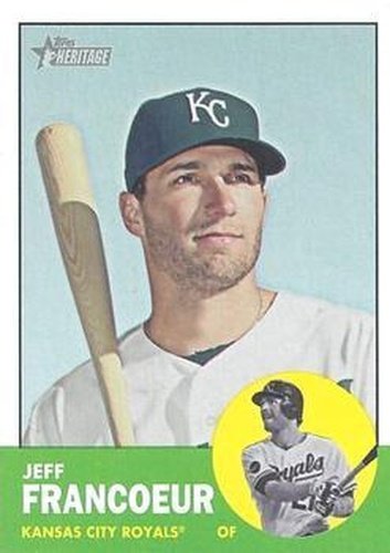 #282b Jeff Francoeur - Kansas City Royals - 2012 Topps Heritage Baseball