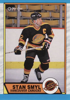 #283 Stan Smyl - Vancouver Canucks - 1989-90 O-Pee-Chee Hockey
