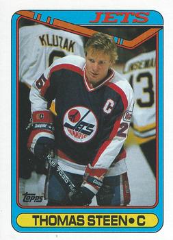 #283 Thomas Steen - Winnipeg Jets - 1990-91 Topps Hockey