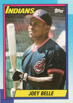 #283 Joey Belle - Cleveland Indians - 1990 Topps Baseball