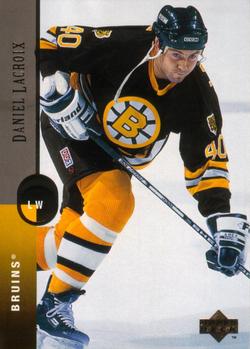 #283 Daniel Lacroix - Boston Bruins - 1994-95 Upper Deck Hockey