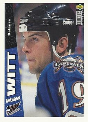 #283 Brendan Witt - Washington Capitals - 1996-97 Collector's Choice Hockey