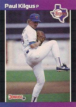 #283 Paul Kilgus - Texas Rangers - 1989 Donruss Baseball