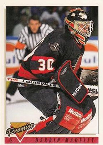 #283 Darrin Madeley - Ottawa Senators - 1993-94 Topps Premier Hockey