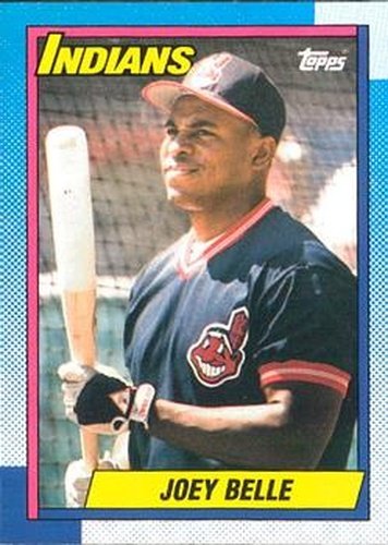 #283 Joey Belle - Cleveland Indians - 1990 O-Pee-Chee Baseball