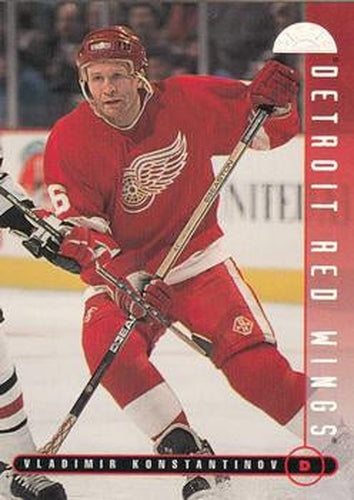 #283 Vladimir Konstantinov - Detroit Red Wings - 1995-96 Leaf Hockey