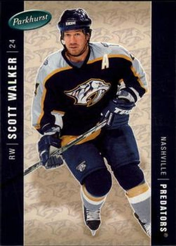 #283 Scott Walker - Nashville Predators - 2005-06 Parkhurst Hockey