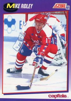 #283 Mike Ridley - Washington Capitals - 1991-92 Score American Hockey
