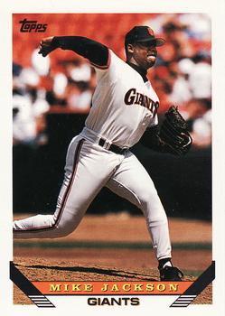#283 Mike Jackson - San Francisco Giants - 1993 Topps Baseball