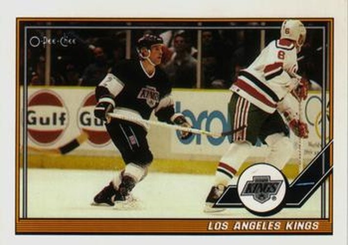 #283 Los Angeles Kings - Los Angeles Kings - 1991-92 O-Pee-Chee Hockey