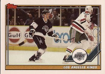 #283 Los Angeles Kings - Los Angeles Kings - 1991-92 Topps Hockey