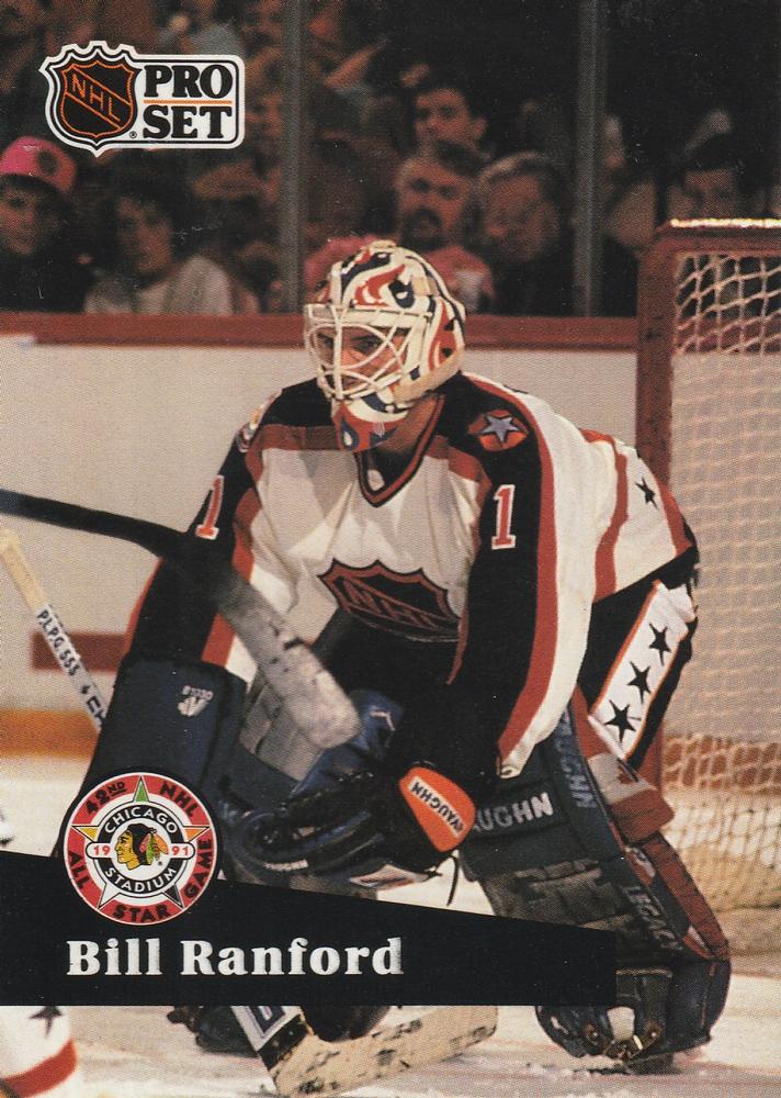 #283 Bill Ranford - 1991-92 Pro Set Hockey
