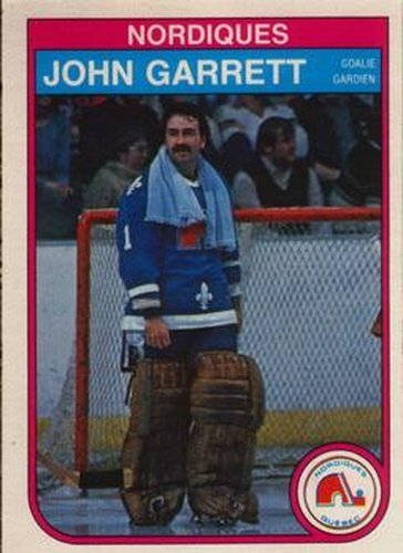 #283 John Garrett - Quebec Nordiques - 1982-83 O-Pee-Chee Hockey