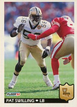 #283 Pat Swilling - New Orleans Saints - 1992 Fleer Football