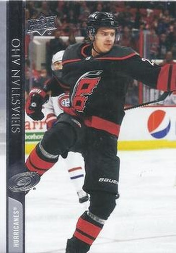 #283 Sebastian Aho - Carolina Hurricanes - 2020-21 Upper Deck Hockey