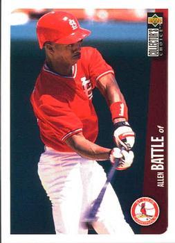 #283 Allen Battle - St. Louis Cardinals - 1996 Collector's Choice Baseball
