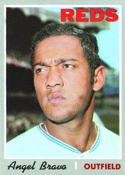 #283 Angel Bravo - Cincinnati Reds - 1970 Topps Baseball