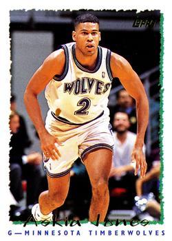 #283 Askia Jones - Minnesota Timberwolves - 1994-95 Topps Basketball