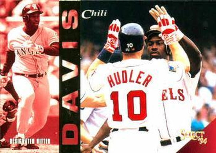 #283 Chili Davis - California Angels - 1994 Select Baseball