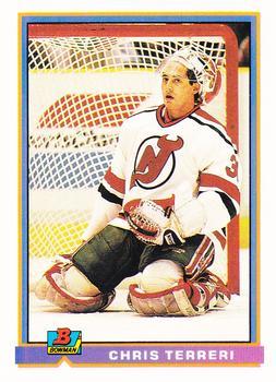 #283 Chris Terreri - New Jersey Devils - 1991-92 Bowman Hockey