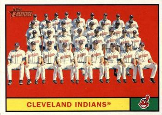 #283 Cleveland Indians - Cleveland Indians - 2010 Topps Heritage Baseball