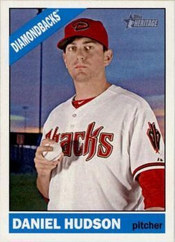 #283 Daniel Hudson - Arizona Diamondbacks - 2015 Topps Heritage Baseball