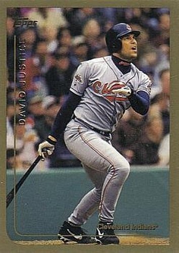 #283 David Justice - Cleveland Indians - 1999 Topps Baseball