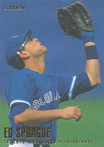 #283 Ed Sprague - Toronto Blue Jays - 1996 Fleer Baseball