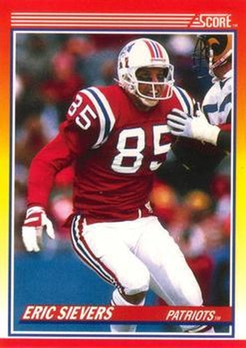 #283 Eric Sievers - New England Patriots - 1990 Score Football