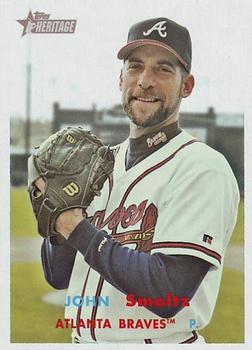 #283 John Smoltz - Atlanta Braves - 2006 Topps Heritage Baseball