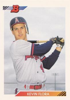 #283 Kevin Flora - California Angels - 1992 Bowman Baseball