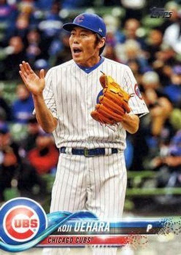 #283 Koji Uehara - Chicago Cubs - 2018 Topps Baseball